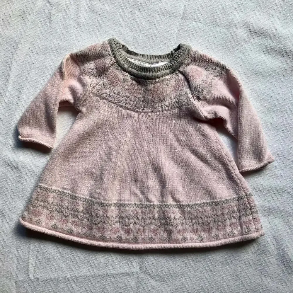 BlueBeri Boulevard Pink Sweater Dress Sz 6M